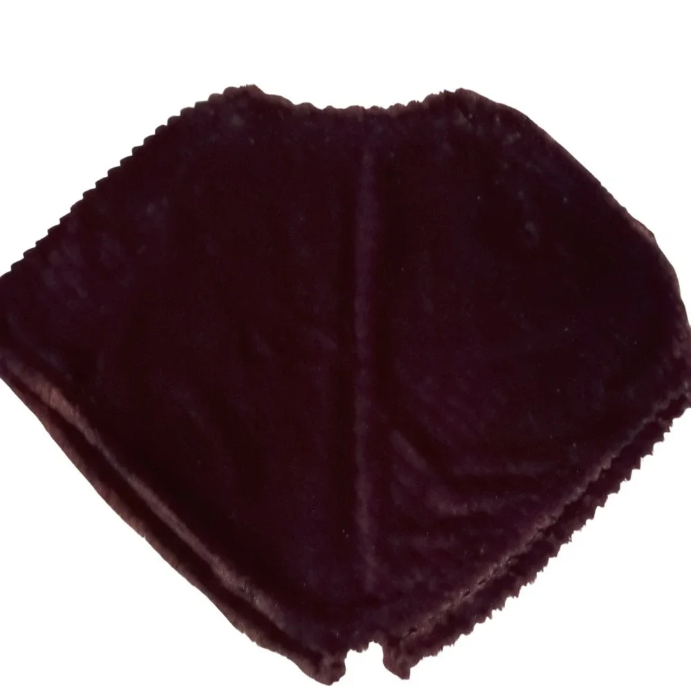 Black Rivet Merlot Faux Fur Poncho Cape Merlot Burgundy S M Style 00RMF022 NWT - Picture 6 of 15